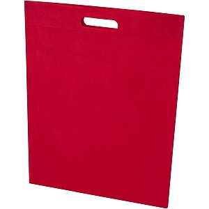 Recyklovaná nákupní taška z odolného RPET, červená