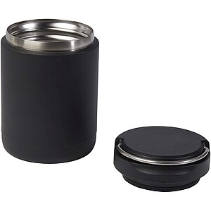 Recyklovaná nerezová nádoba o 500 ml, černá