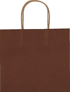 Recyklovaná papírová taška malá,hnědá