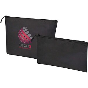 Recyklovaná sada toaletních taštiček, černá