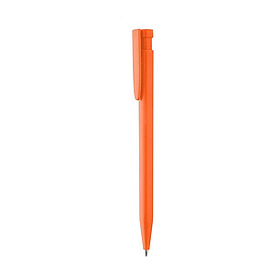 Recyklované guľôčkové pero, oranžová