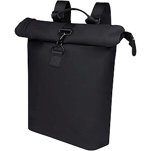 Recyklovaný rolovací batoh na 15,6” notebook, čierna