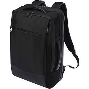 Recyklovaný rozpínatelný batoh na notebook Expedition Pro 17" GRS 35L, černá