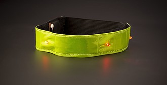 REFLECTO Reflexní pásek se 4 LED světly, žlutý