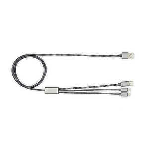 REJER Ultra-silný nabíjací kábel BrandCharger, gun metal
