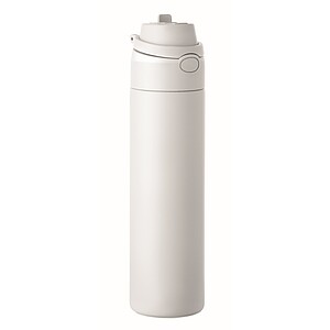 RENGIN Jednostěnná láhev z nerezové oceli 650 ml, bílá