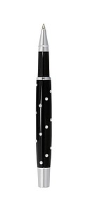RIGANO Kovový roller s 24 kryštálmi Swarovski