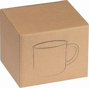 ROBALKeramický hrnek v designu plecháčku, objem, 350ml, šedý