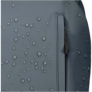 Rolovací batoh na notebook velikosti 15” z recyklovaného GRS, petrolejová