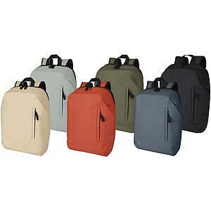 Rolovací batoh na notebook velikosti 15” z recyklovaného GRS, petrolejová