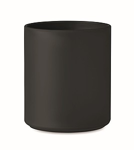 Rovný plastový hrnček, objem 300ml, čierna