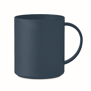 Rovný plastový pohár, objem 300ml, námornícka modrá