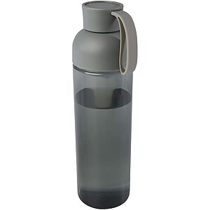 RPET fľaša na vodu 600ml, sivá