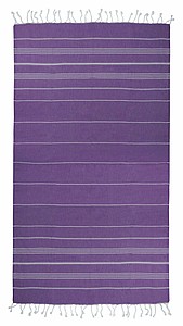 Ručník HAMAM 100x180 cm gr/m2, fialová