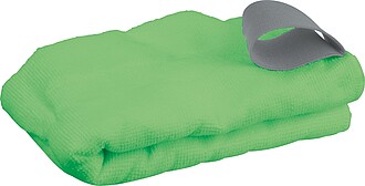 Ručník z mikrovlákna s elastickým páskem, zelená