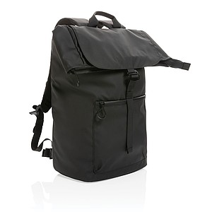 Ruksak na laptop 15,6" z RPET, čierny