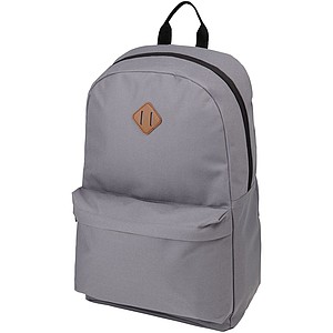 Ruksak na notebook 15" s predným vreckom, sivá