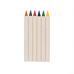 Sada 6 nekonečných pasteliek s grafitovým hrotom