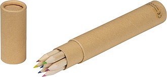 Sada 7 dlhých pasteliek v kartónovej tube