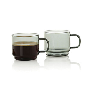 Sada espresso skleniček AdHoc Impact 70 ml, 2 ks, transparentní