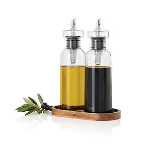 Sada na olej a ocet AdHoc Menage AromaPour 300 ml, transparentní