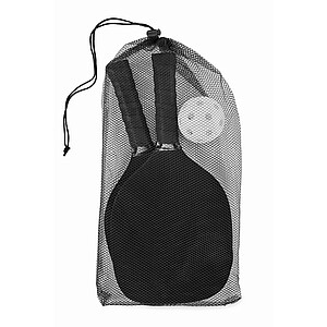 Sada pálok na pickleball, čierna
