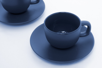 Sada šálků na espresso 85 ml, námořní modrá