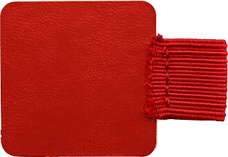 Samolepka spoutkem na pero, červená