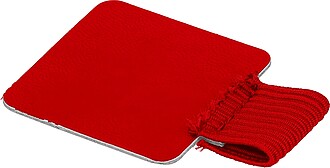 Samolepka spoutkem na pero, červená