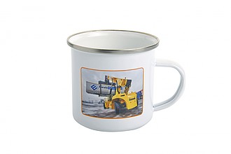 SANTISO Plecháček pro sublimační tisk, objem 350 ml - reklamní hrnky
