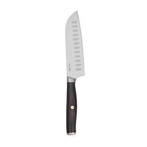 Santoku nôž 14 cm z RCS recyklovanej ocele, čierna