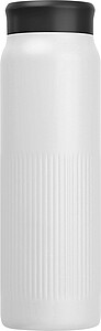 SARIGA Vakuová nerezová termoska, 700 ml, bílá