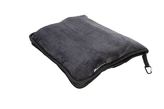 SCHWARZWOLF AMIATA Fleecová cestovná deka 2v1, šedá