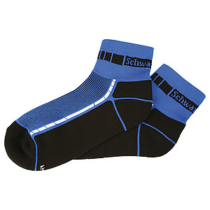 SCHWARZWOLF BIKE ponožky, modrá, velikost 36-38 - reklamní ponožky