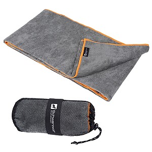 SCHWARZWOLF CITAS Veľký outdoorový uterák 60 x 120 cm, sivý
