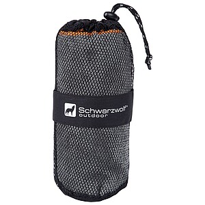 SCHWARZWOLF CITAS Veľký outdoorový uterák 60 x 120 cm, sivý