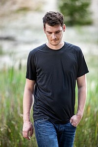 SCHWARZWOLF COOL SPORT MEN funkční tričko, černá XXL