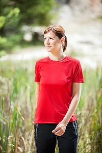 SCHWARZWOLF COOL SPORT WOMEN funkční tričko, červená XXL