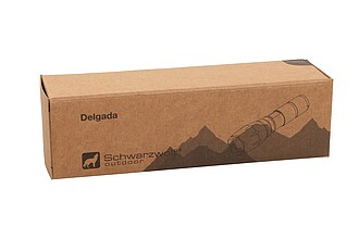 SCHWARZWOLF DELGADA Dobíjacia kovová outdoorová baterka