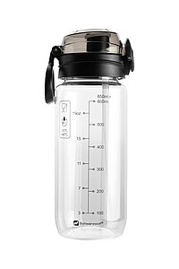 SCHWARZWOLF KARISIMBI Športová tritánová fľaša, transparentná