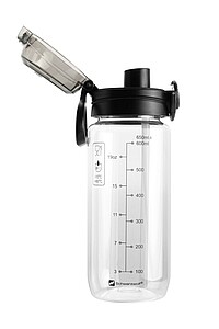 SCHWARZWOLF KARISIMBI Športová tritánová fľaša, transparentná