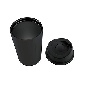 SCHWARZWOLF LIARD Termohrnček nerezový 360 ml, čierna