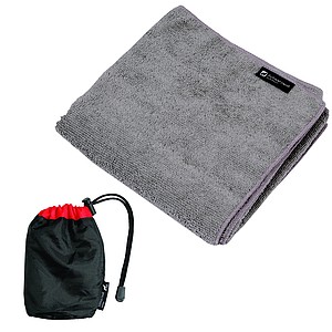 SCHWARZWOLF LOBOS Outdoorový uterák 42 x 83 cm, sivá