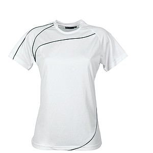 SCHWARZWOLF RILA WOMEN funkční tričko, bílé XL - dámská trička s vlastním potiskem