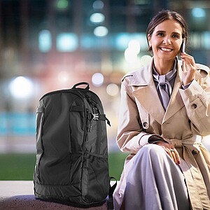 SCHWARZWOLF SALWIN Turistický batoh, čierny