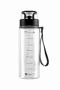 SCHWARZWOLF SEYHAN Športová tritánová fľaša, 900 ml, priehľadná