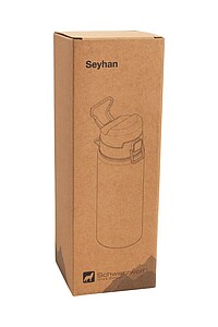 SCHWARZWOLF SEYHAN Športová tritánová fľaša, 900 ml, transparentná