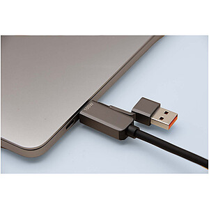 SCX.design C59 100 W magnetický silikonový nabíjecí kabel, černá