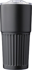 SEMREON Dvoustěnný termohrnek z recyklované nerezové oceli, 500 ml, černá