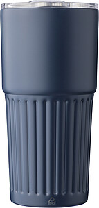 SEMREON Dvoustěnný termohrnek z recyklované nerezové oceli, 500 ml, modrá